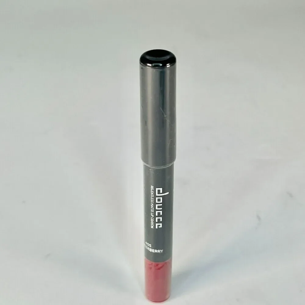 Doucce Relentless Matte Lip Crayon Lipstick Winterberry Red .098 oz Sealed New